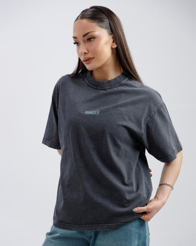 Washed Dark Grey Essential Tshirt