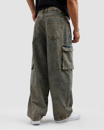 Detailed Cargo Jeans
