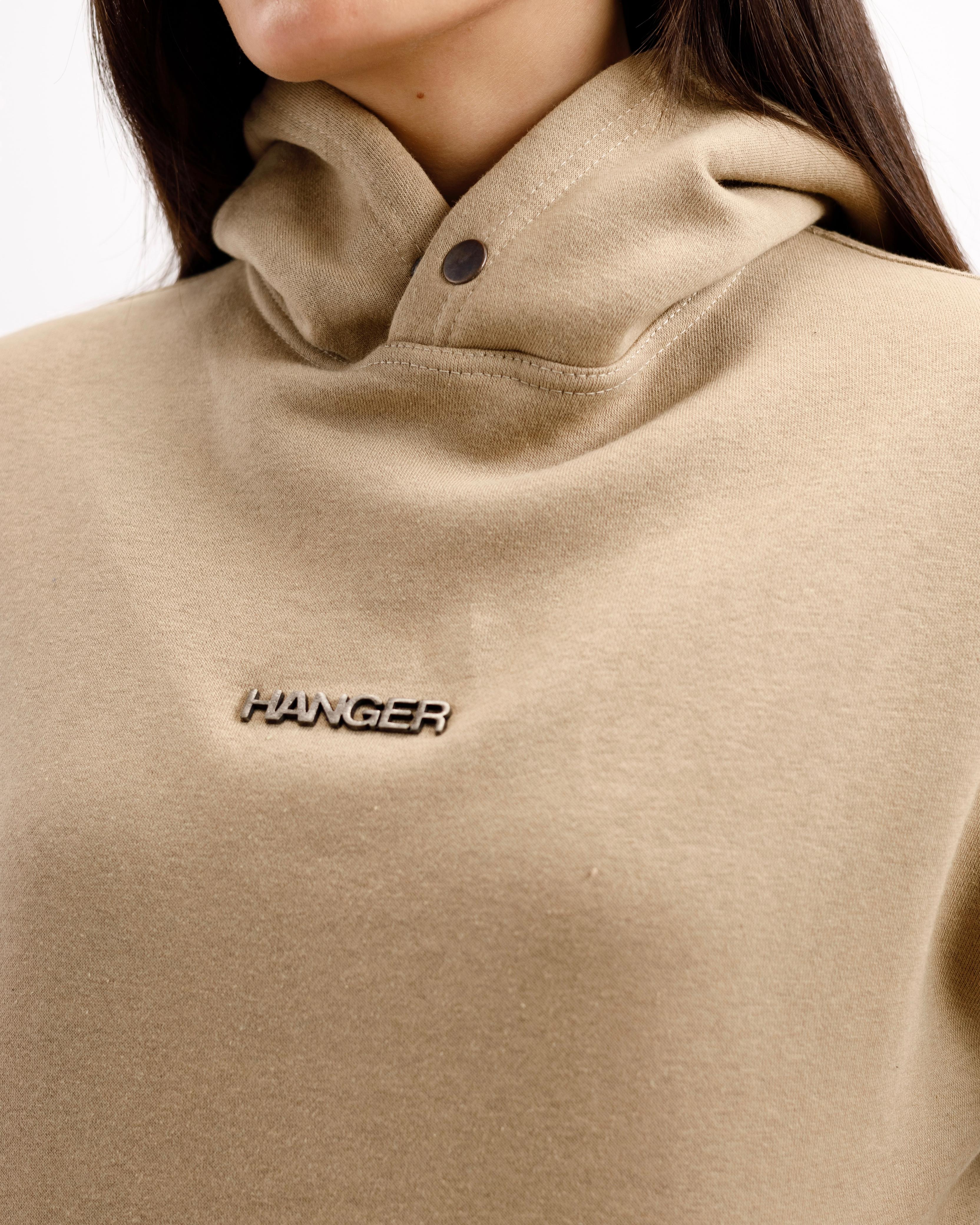 Sand Beige Essential Hoodie