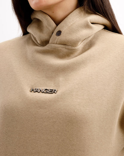 Sand Beige Essential Hoodie