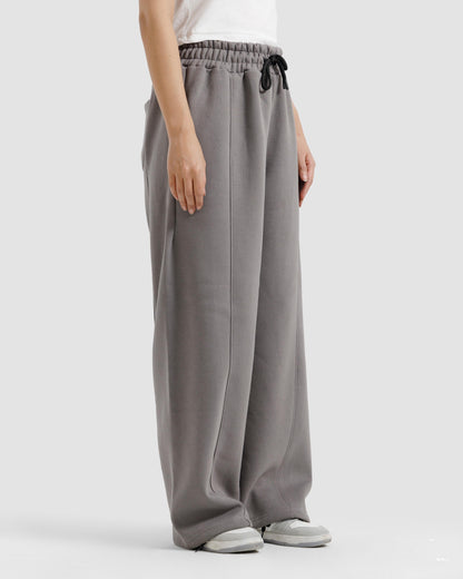 Straight-Leg Baggy Trousers