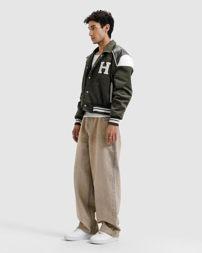 Corduroy Varsity Jacket