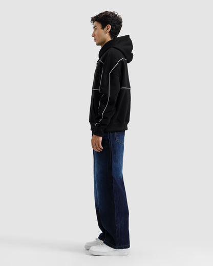 Pipping Detail Hoodie