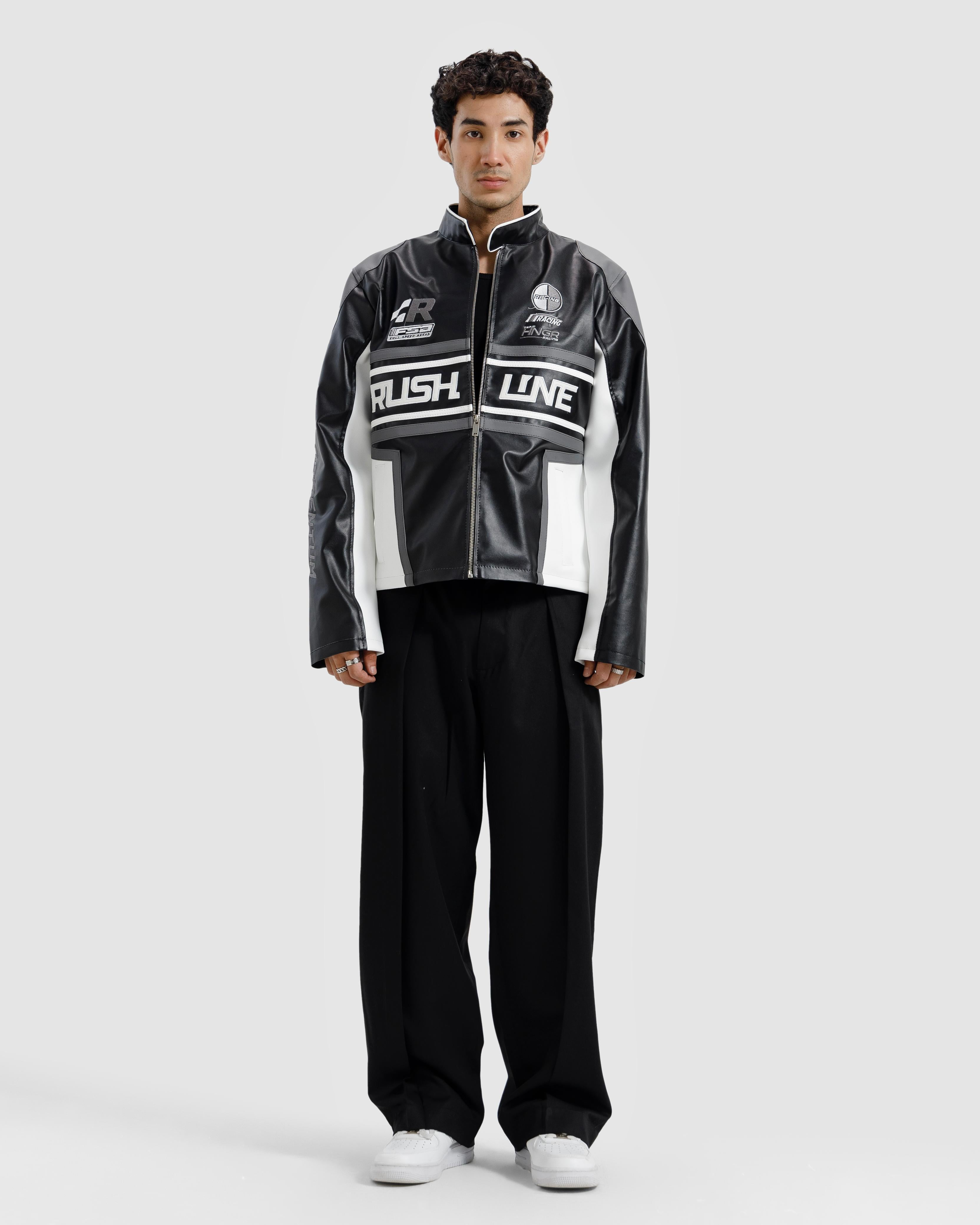 Faux Leather Biker Jacket