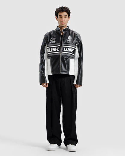 Faux Leather Biker Jacket