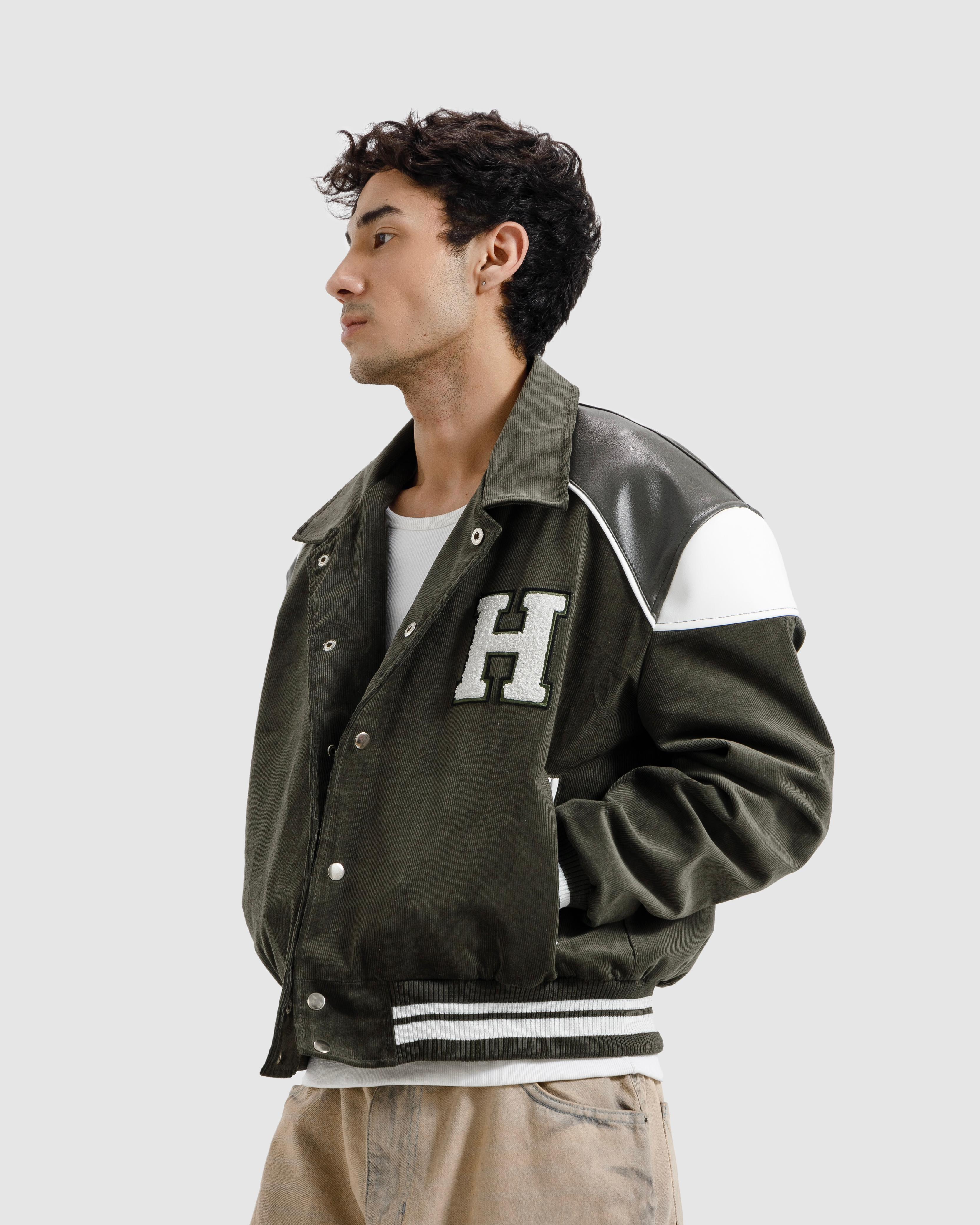 Corduroy Varsity Jacket