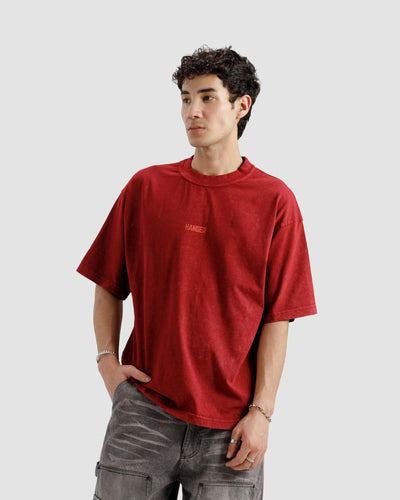 Washed Maroon Essential Tshirt