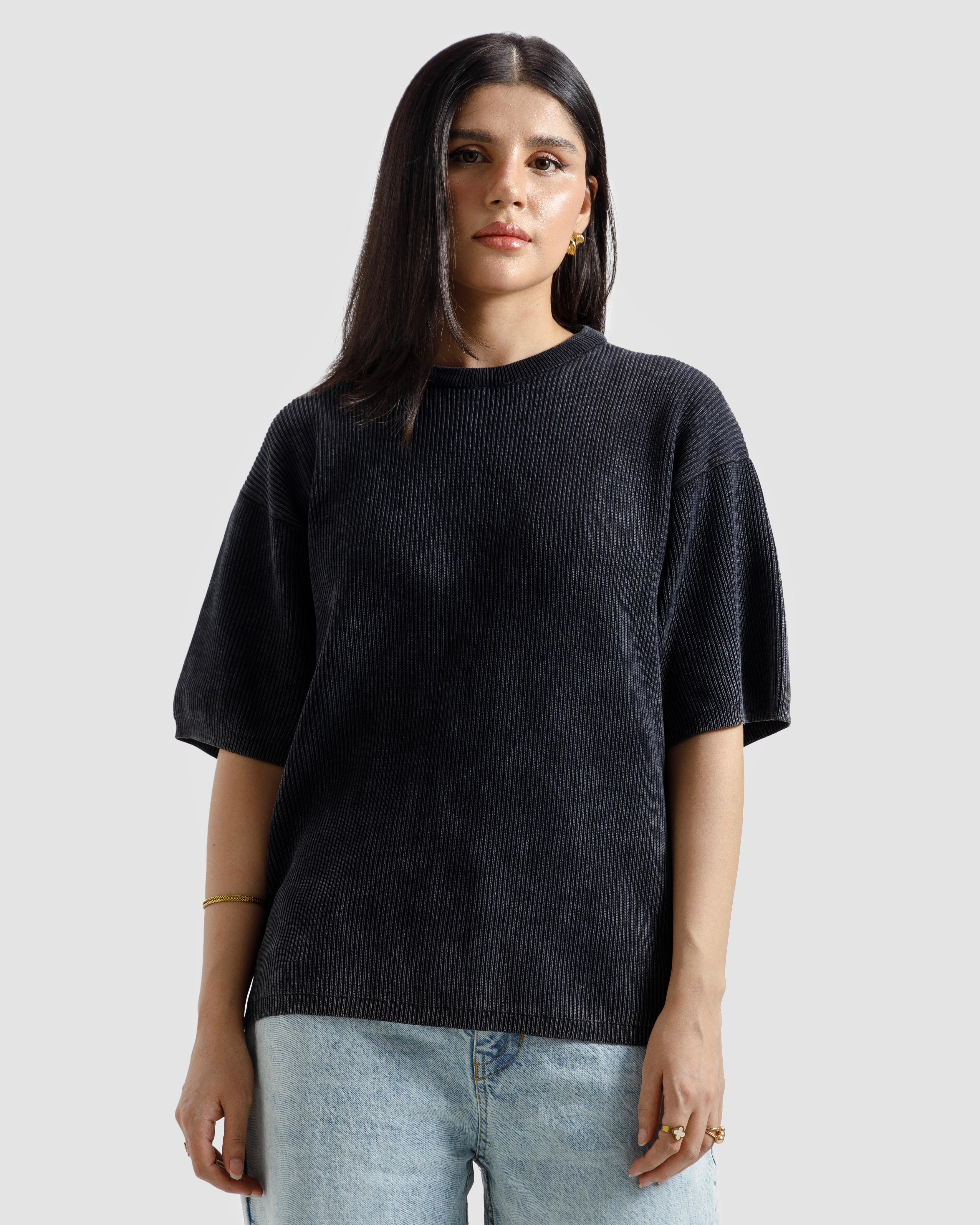 Washed Knit Basic Essential
