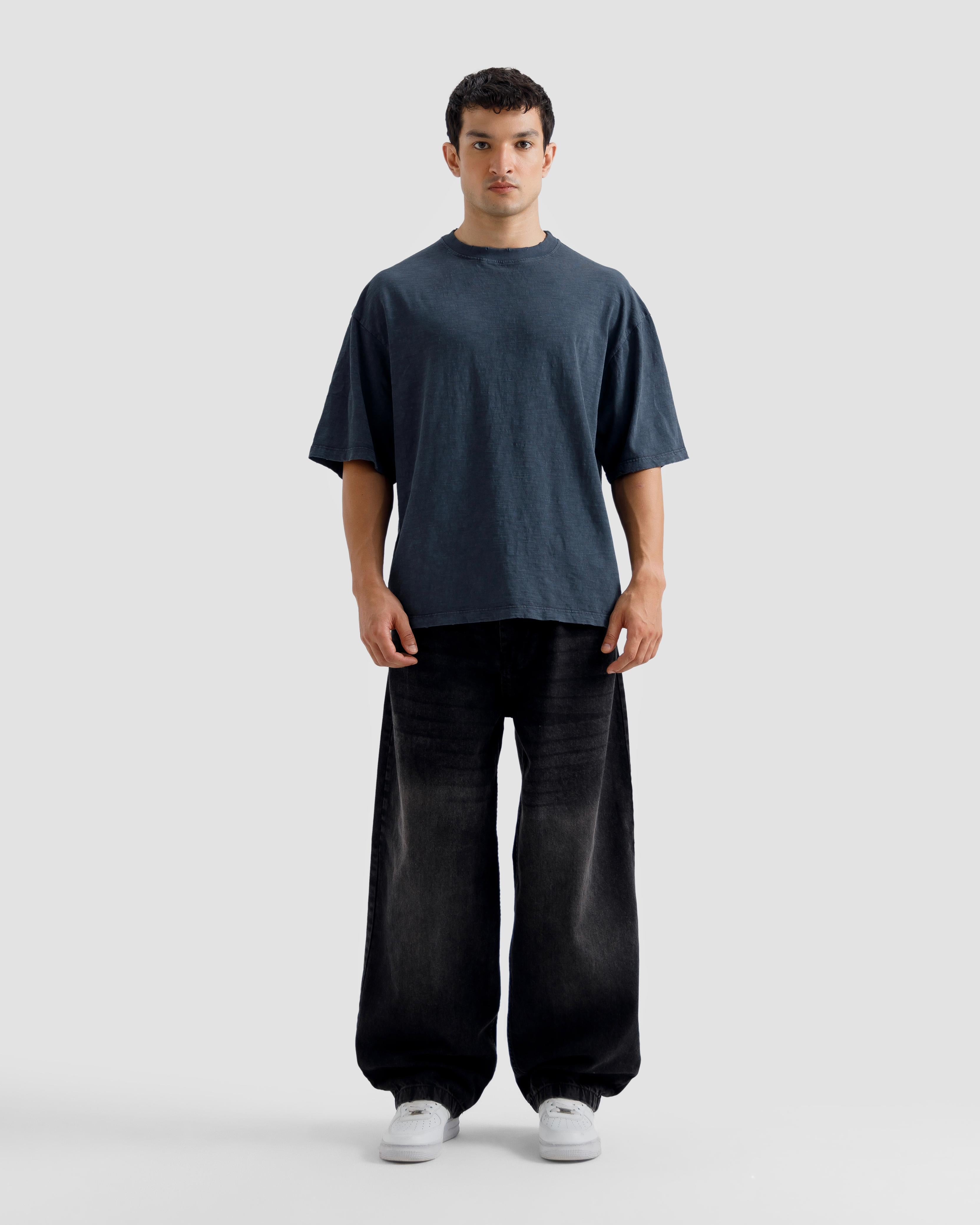 Slub Textured Washed T-Shirt
