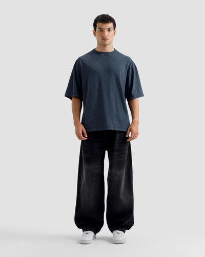 Slub Textured Washed T-Shirt
