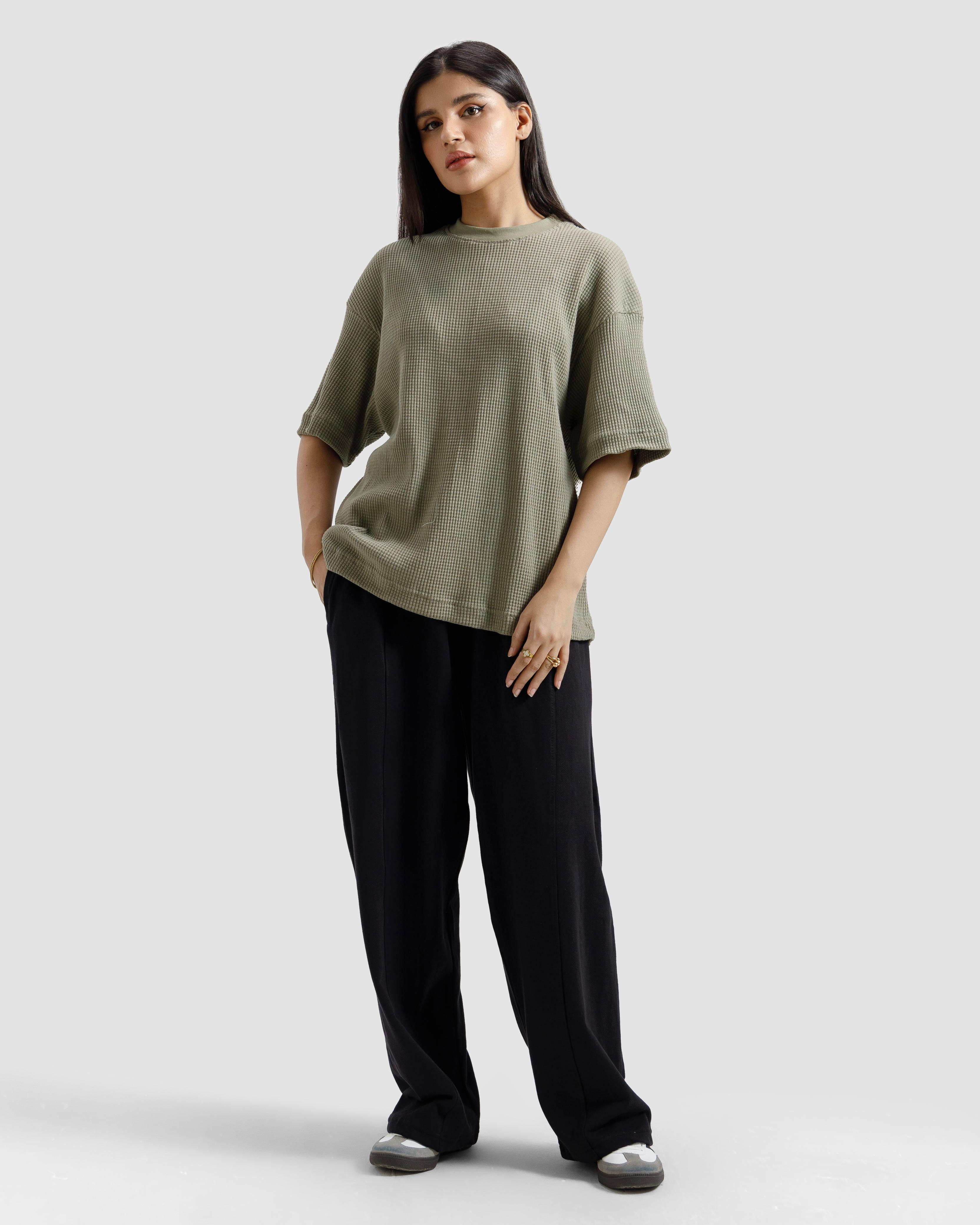 Waffle Knit Essential Tshirt