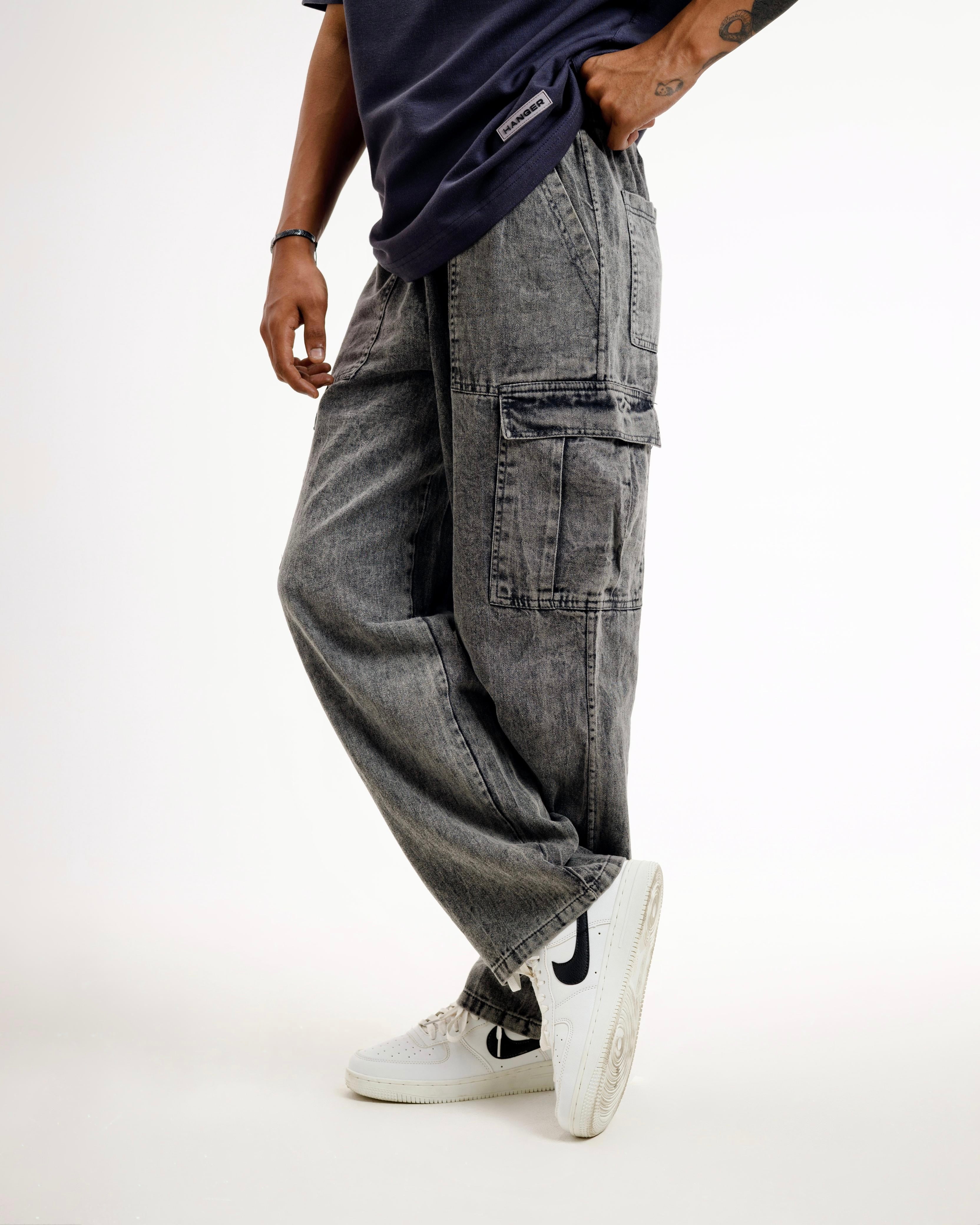 Vintage Washed Cargo Pants