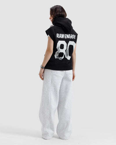 Sleeveless Raw Energy Hoodie