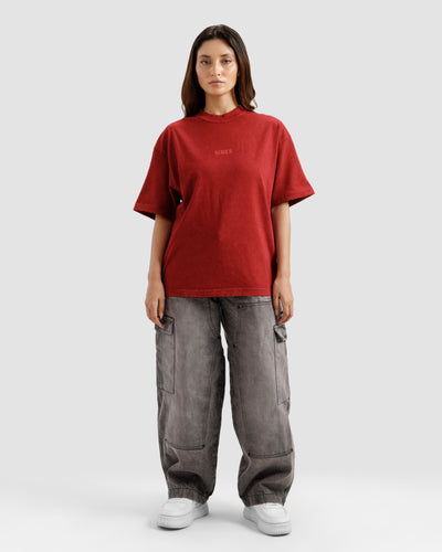 Washed Maroon Essential Tshirt