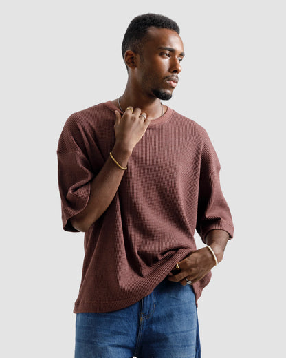 Waffle Knit Essential Tshirt