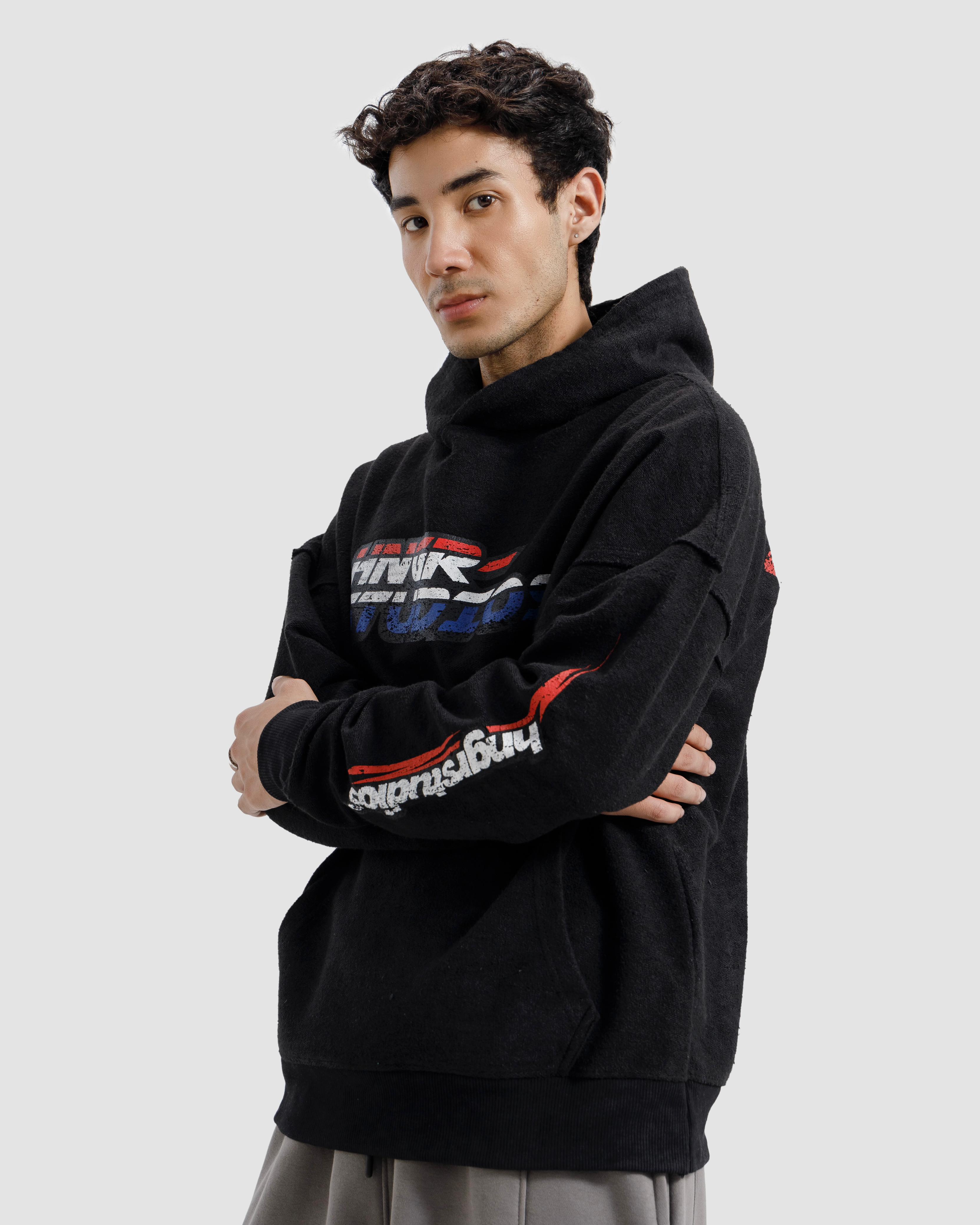 Washed Reverse Detail Hngr Studios Hoodie