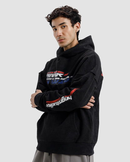 Washed Reverse Detail Hngr Studios Hoodie