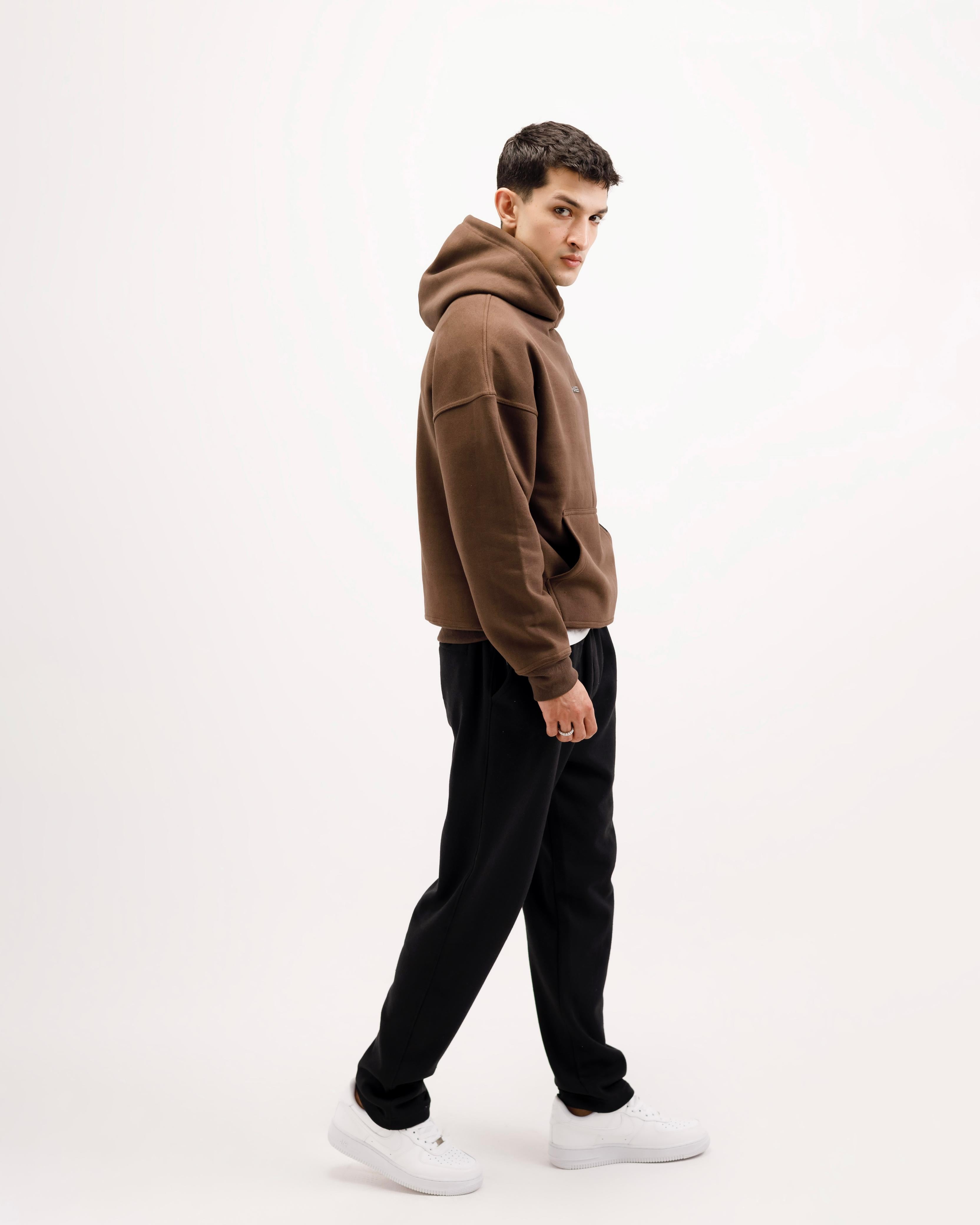 Brown Essential Hoodie