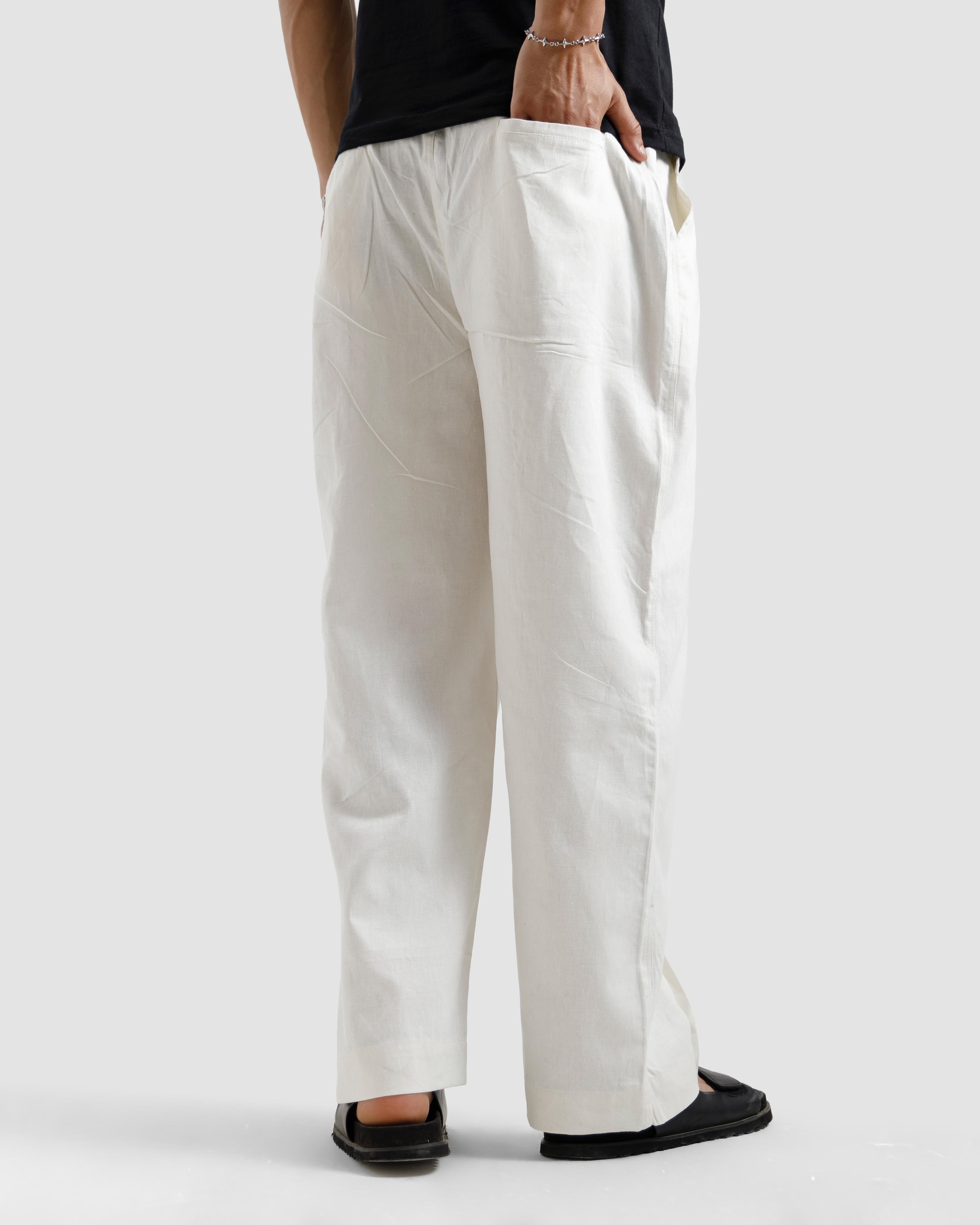 Tailored Linen Pleated Pants