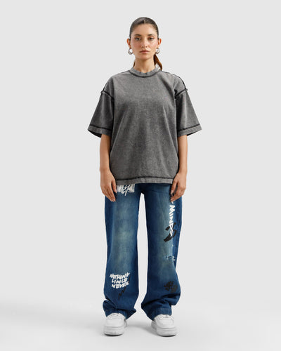 Raw Details Washed Boxy Tshirt