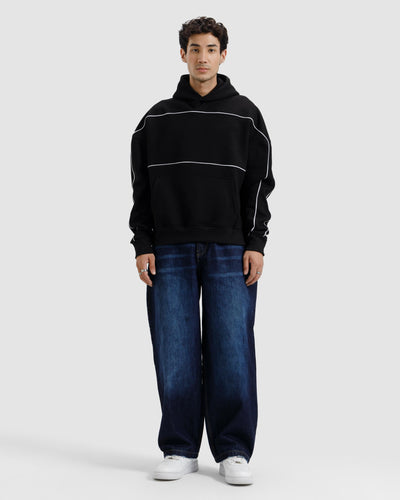 Pipping Detail Hoodie