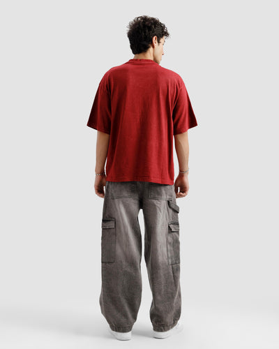 Washed Maroon Essential Tshirt