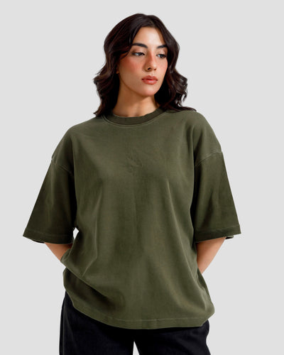 Washed Interlock Essential Tshirt