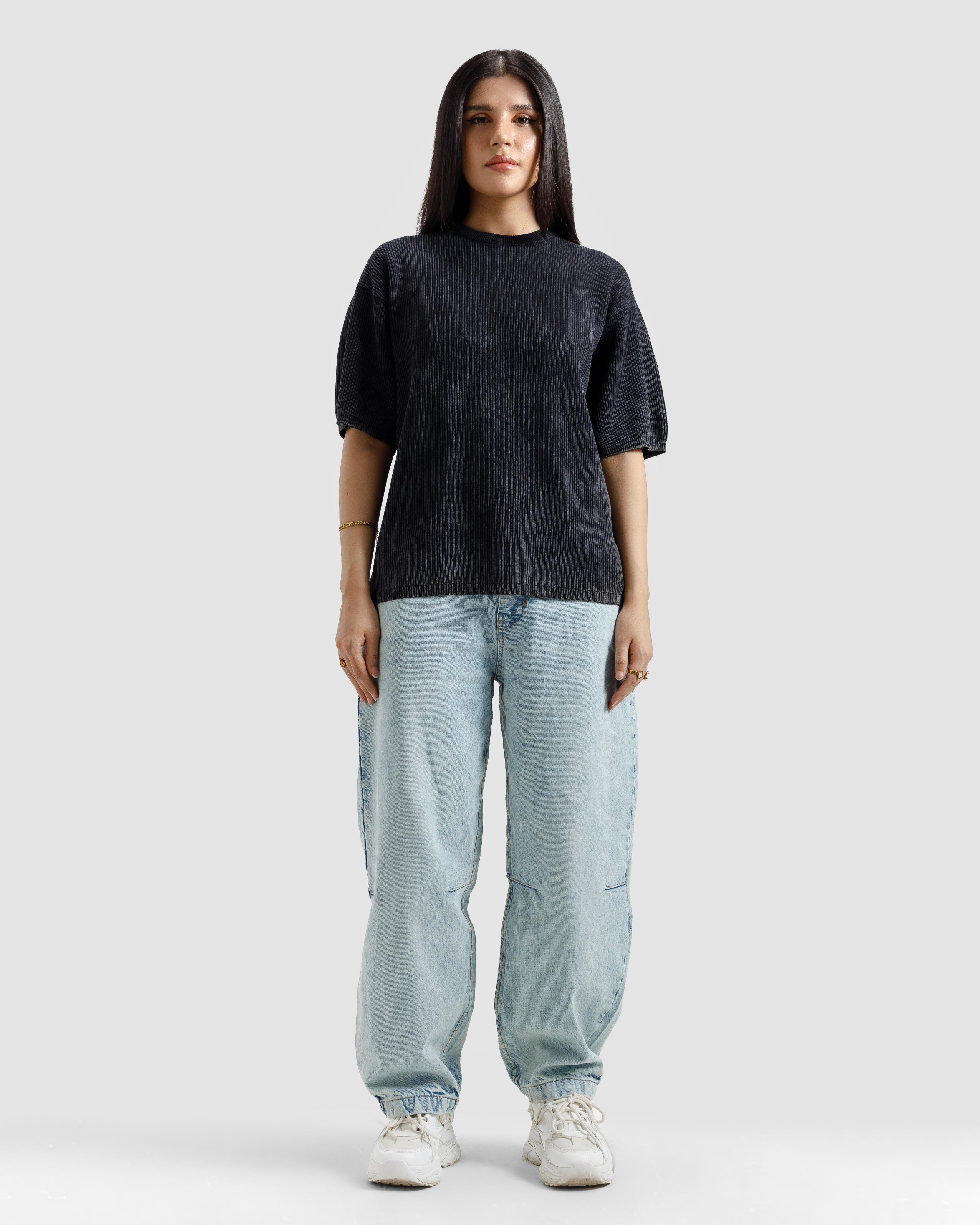 Washed Knit Basic Essential