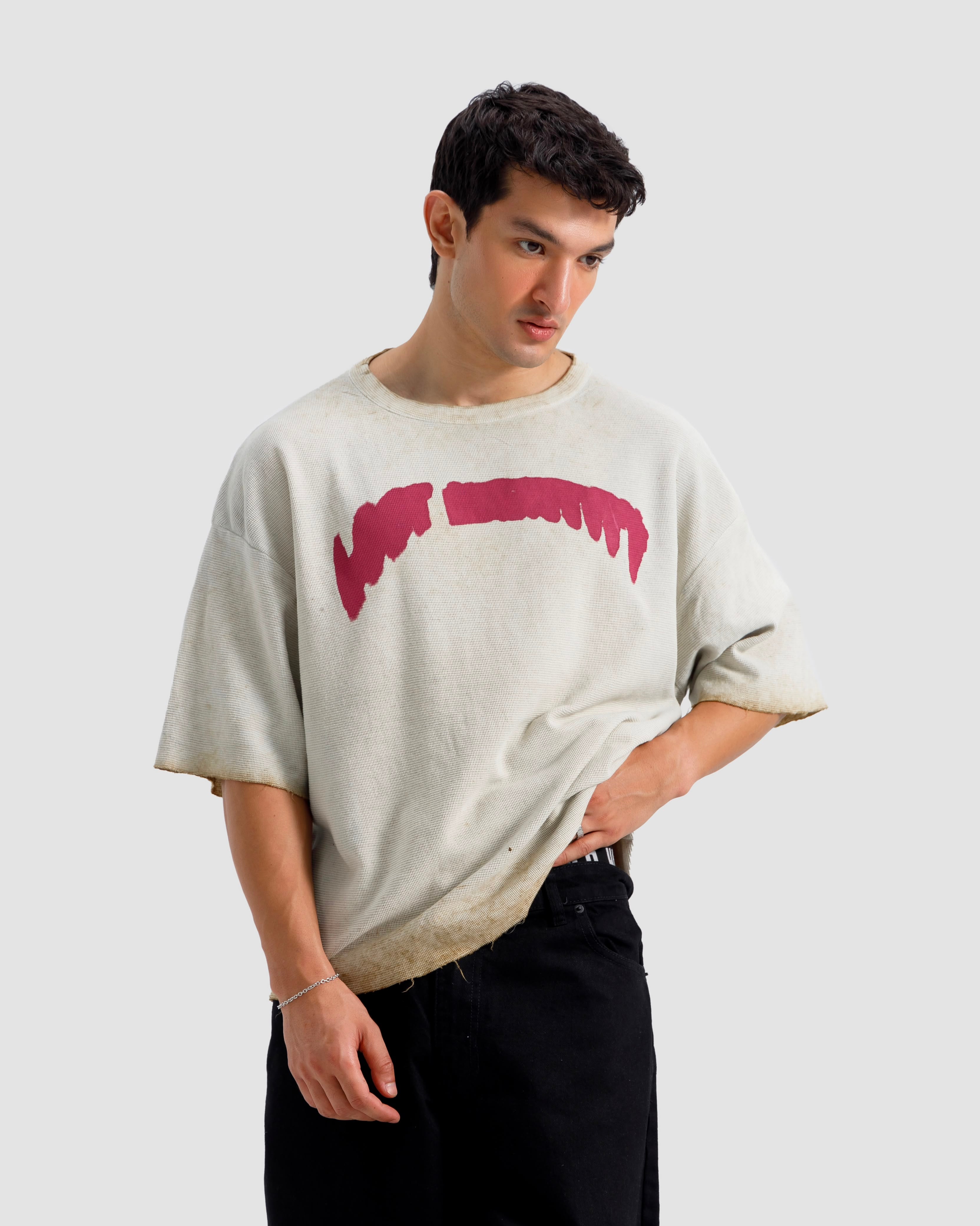 Washed Knit Lost Identity Tshirt