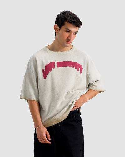 Washed Knit Lost Identity Tshirt
