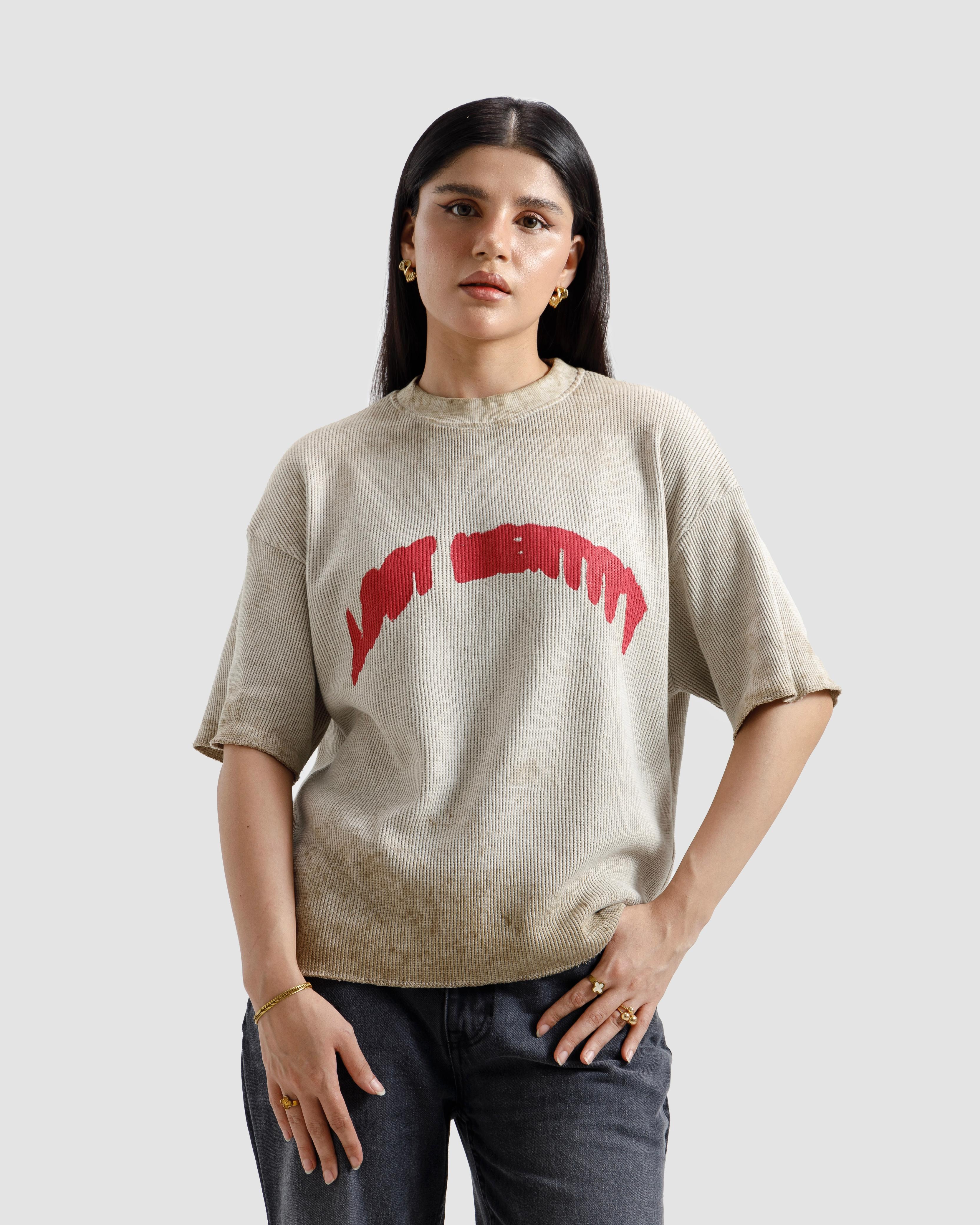 Washed Waffle Lost Identity Tshirt