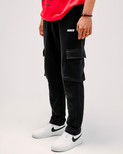 Black Cargo Trousers