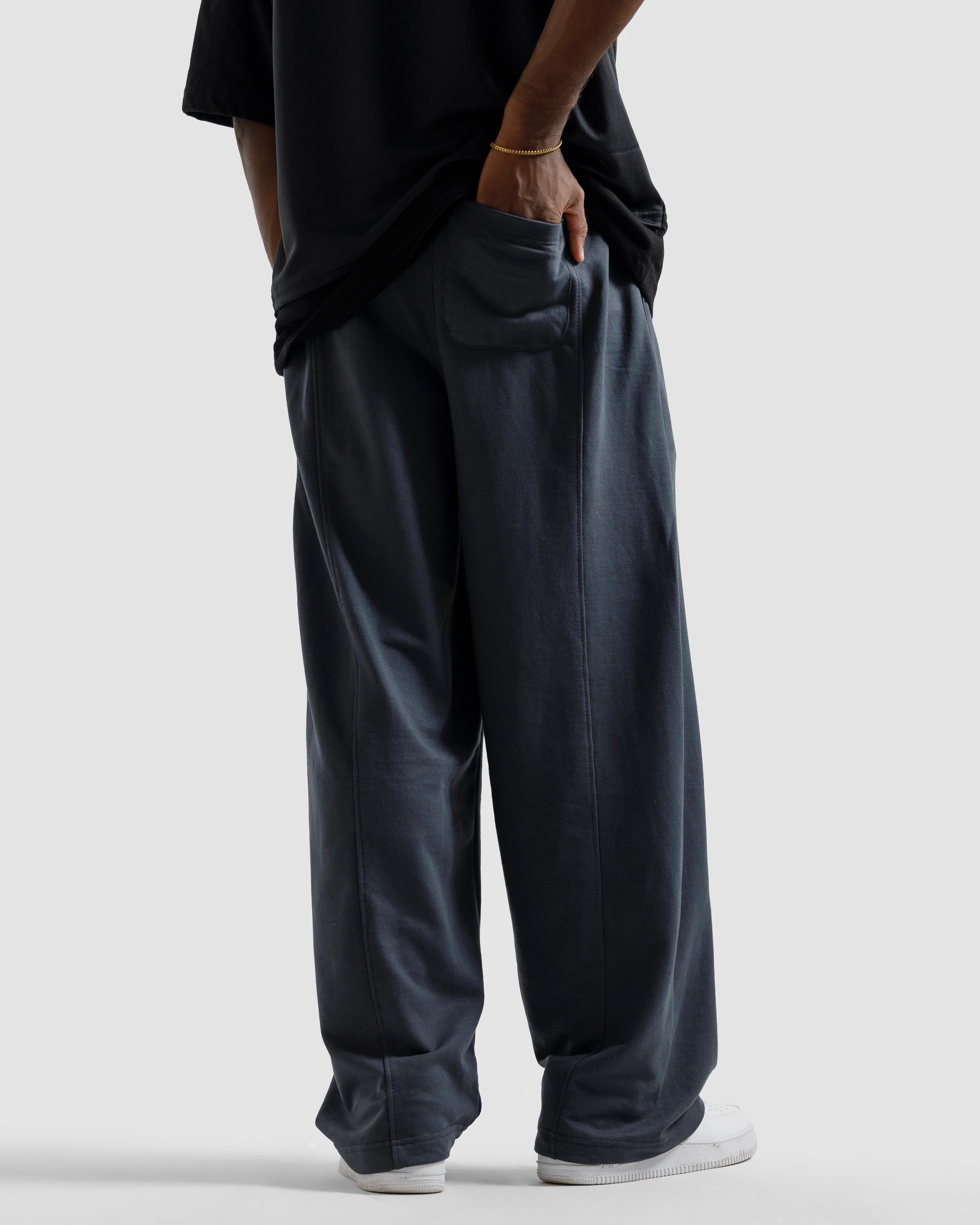 Straight-Leg Baggy Trousers