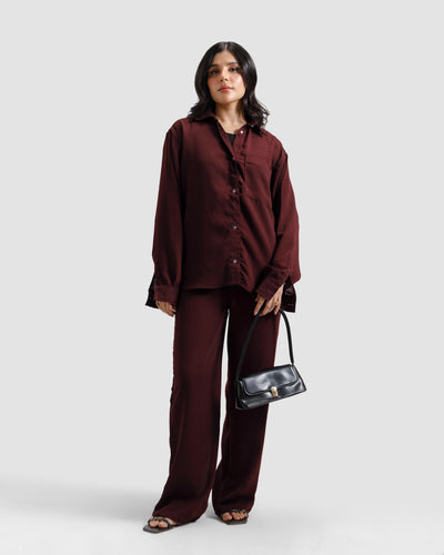 Creased Effect Co-Ord Set
