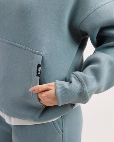 Cyan Essential Hoodie