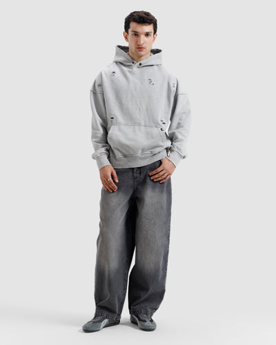 Distressed Washed Essential Hoodie