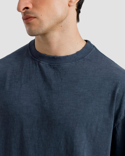 Slub Textured Washed T-Shirt