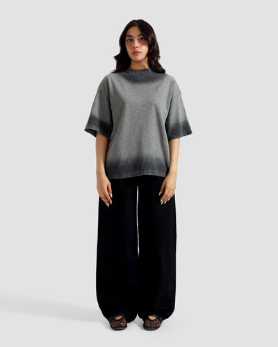 Slub Textured Washed T-Shirt