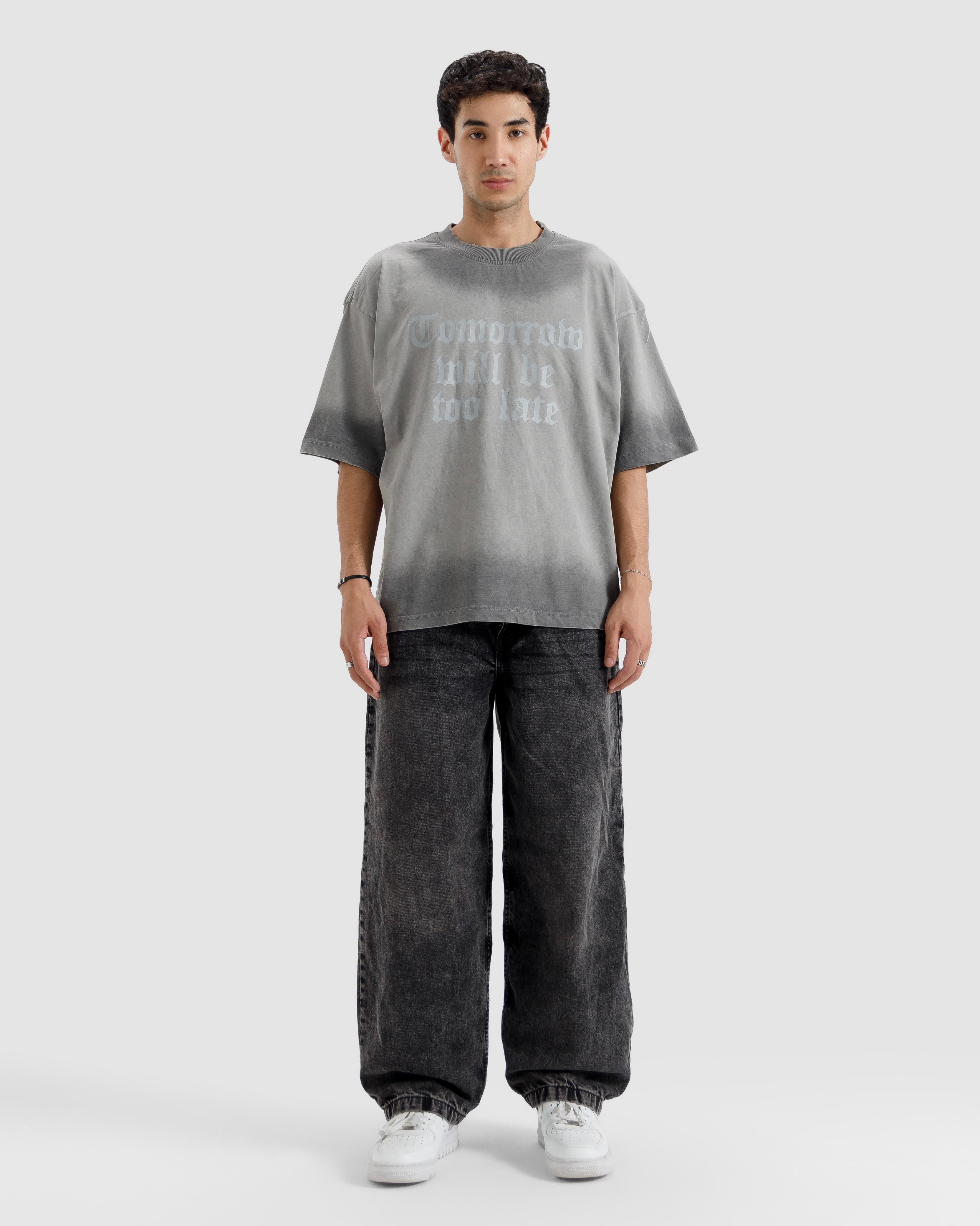 Washed Printed Tshirt