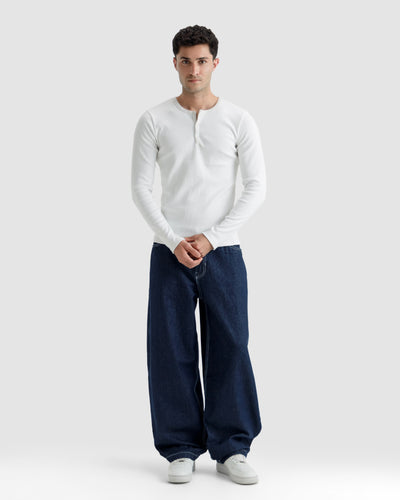 Ribbed Henley Tshirt