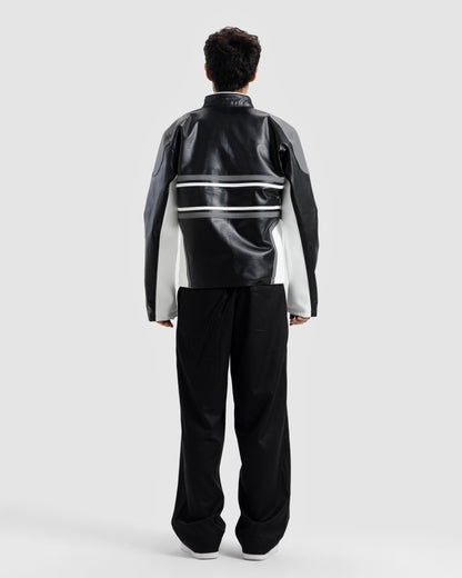 Faux Leather Biker Jacket