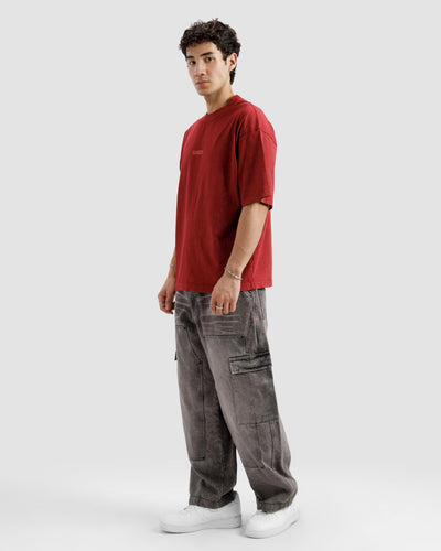 Washed Maroon Essential Tshirt
