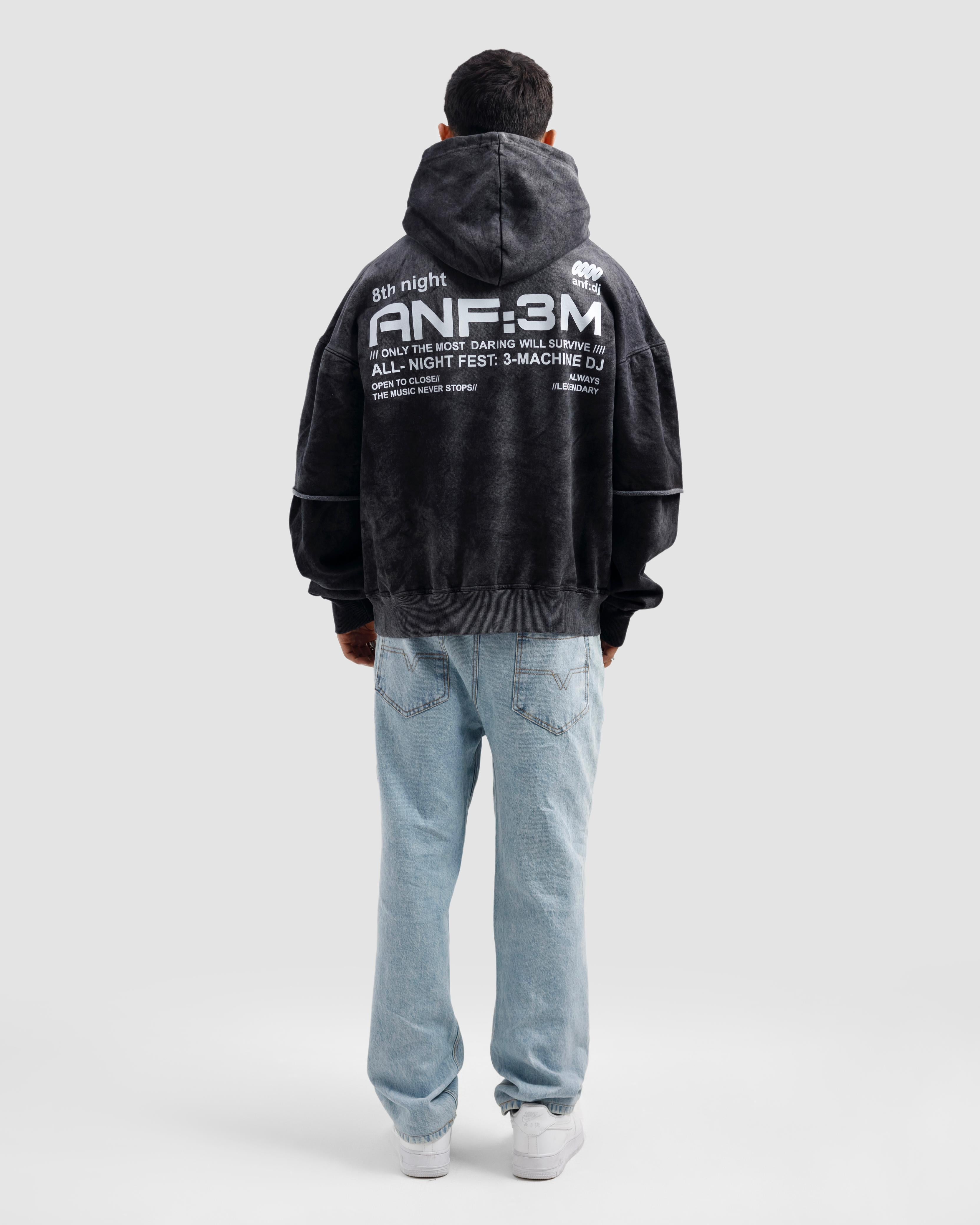 Washed Dual Sleeves Hoodie