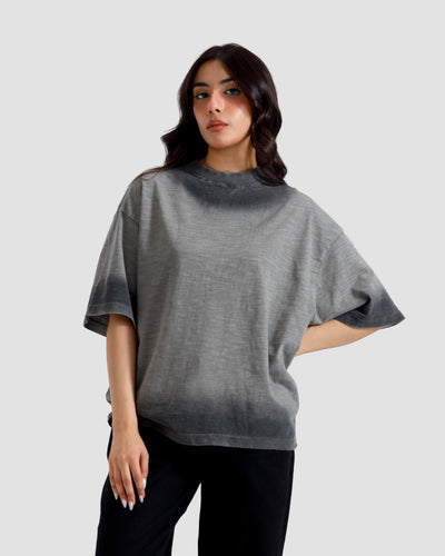 Slub Textured Washed T-Shirt