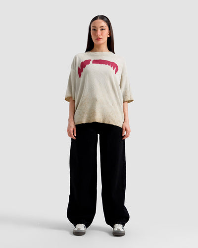 Washed Knit Lost Identity Tshirt