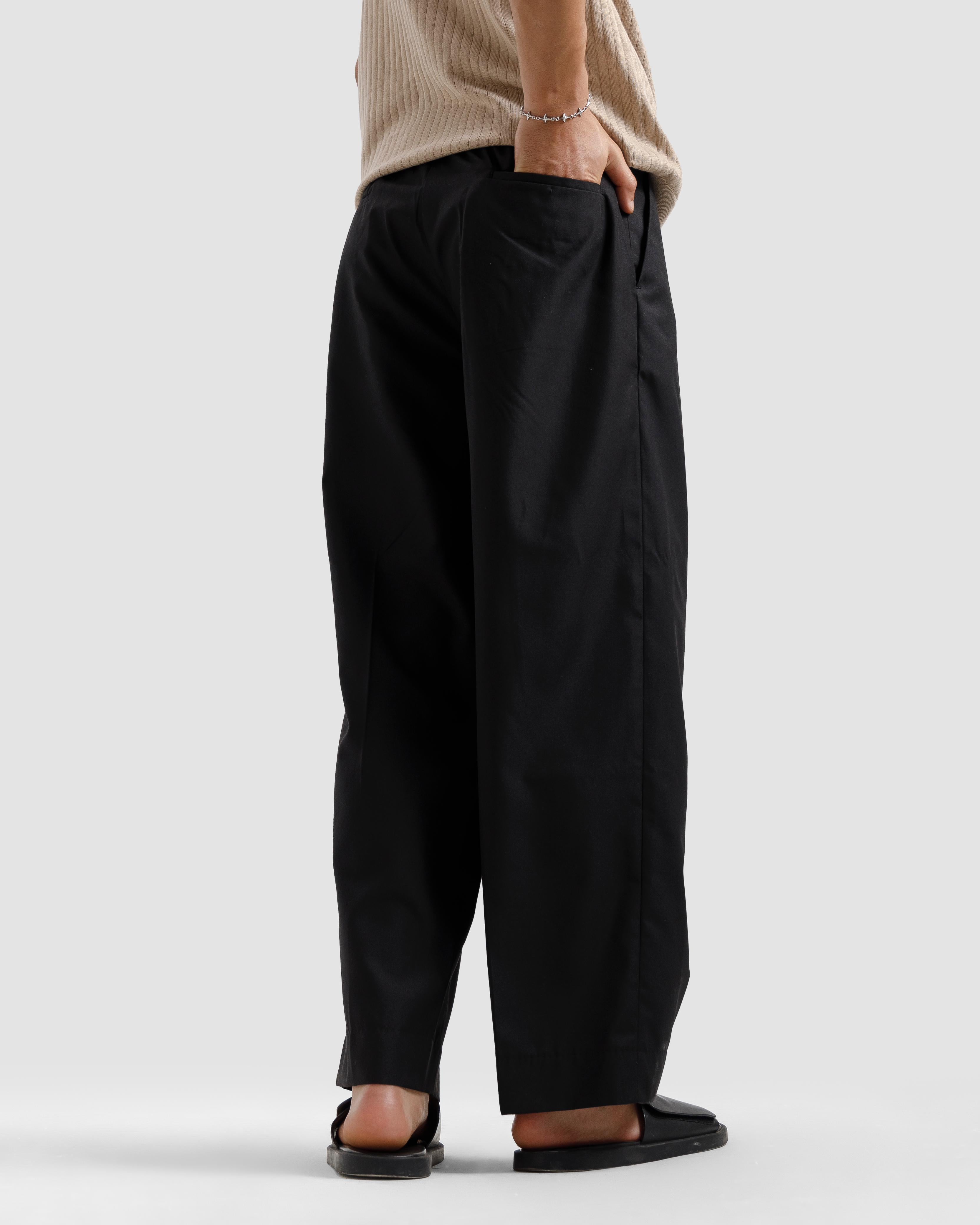 Tailored Wide Leg Pleated Pants