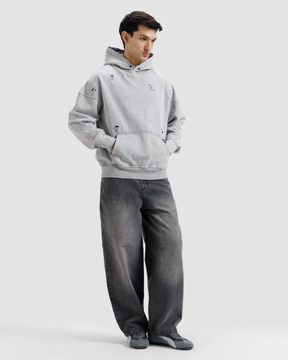 Distressed Washed Essential Hoodie