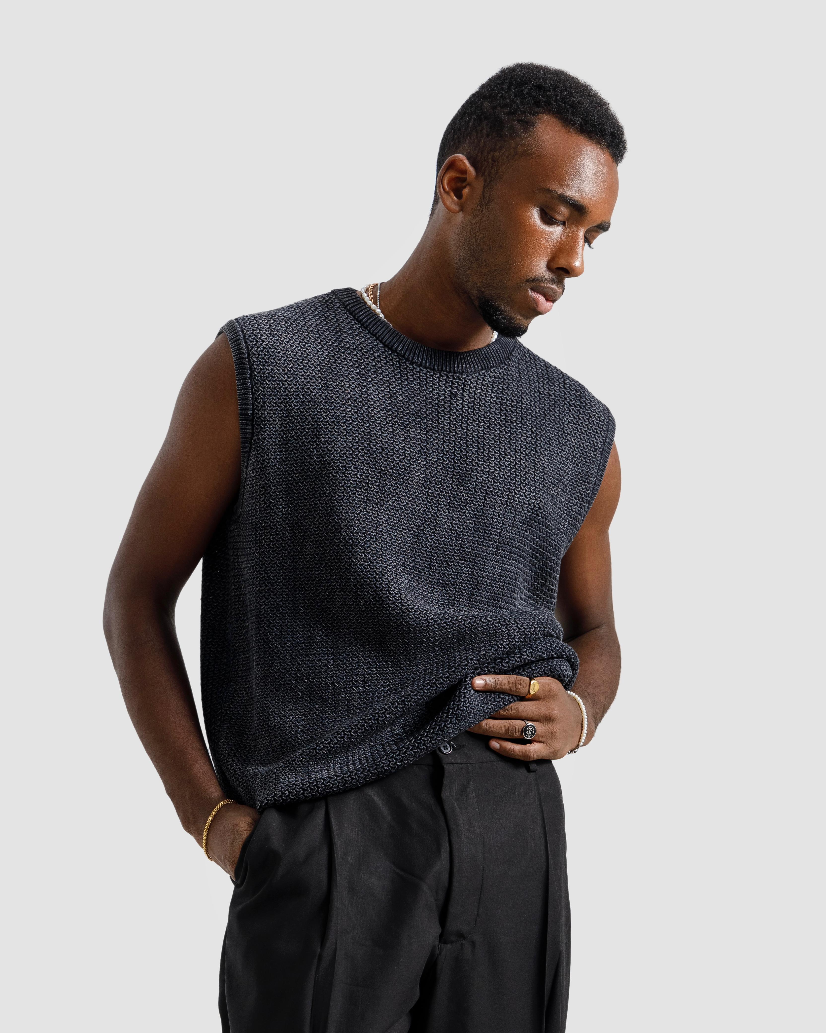 Washed Knit Vest