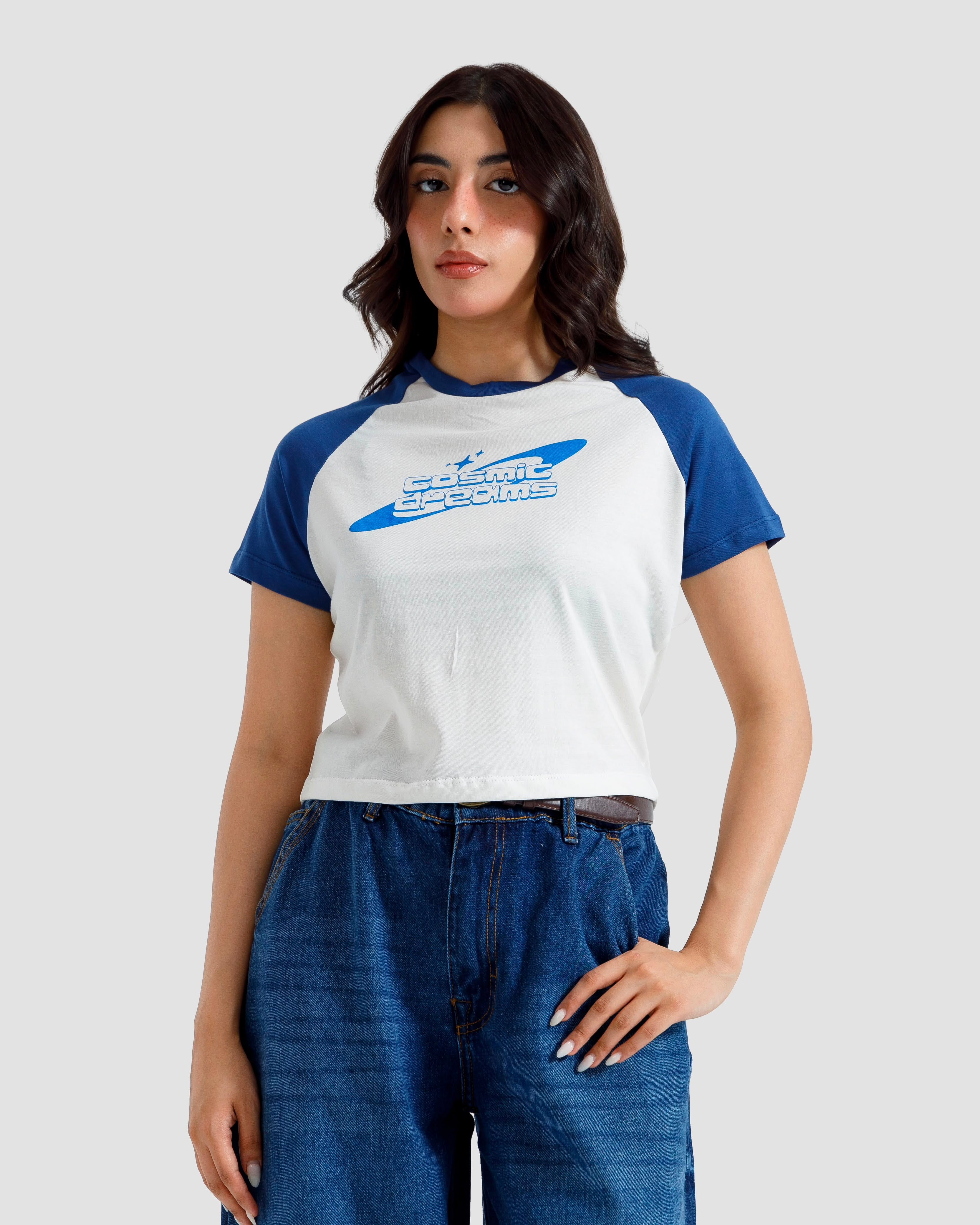 Cosmic Dream Raglan Baby Tee