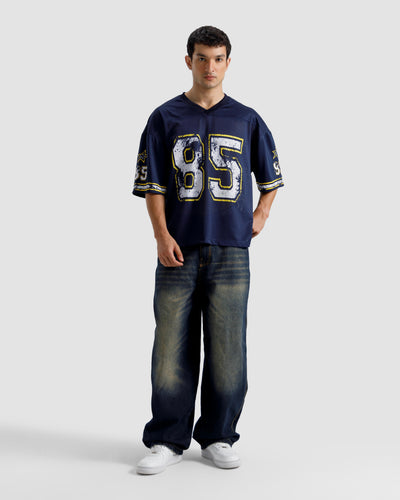 85 Varsity Print Mesh Tshirt